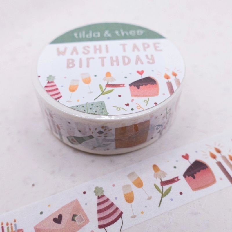 Washi Tape Geburtstag
