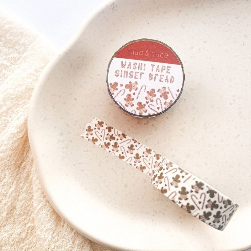 Washi Tape Lebkuchen Weihnachten