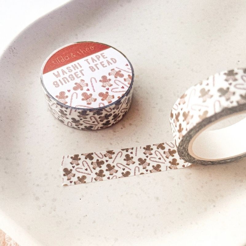 Washi Tape Lebkuchen Weihnachten