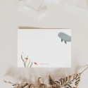 Postkarte Robbe