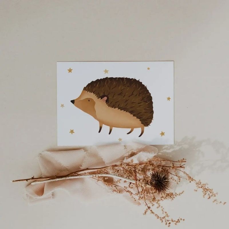 Postkarte Igel