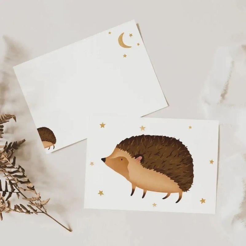Postkarte Igel