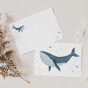 Postkarte Wal