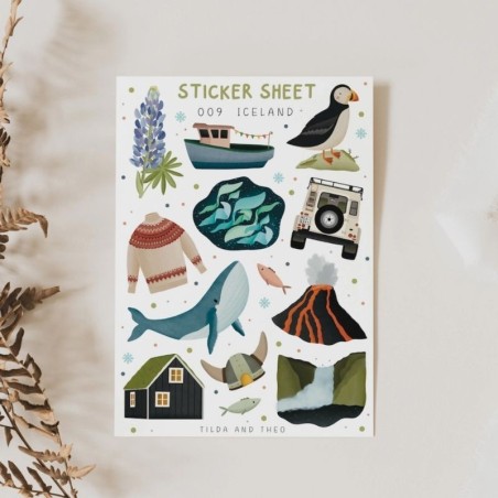 Stickerbogen Polartiere Island Tilda & Theo