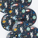 Pappteller Astronaut Kosmos