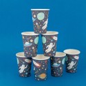 Pappbecher Astronaut Kosmos