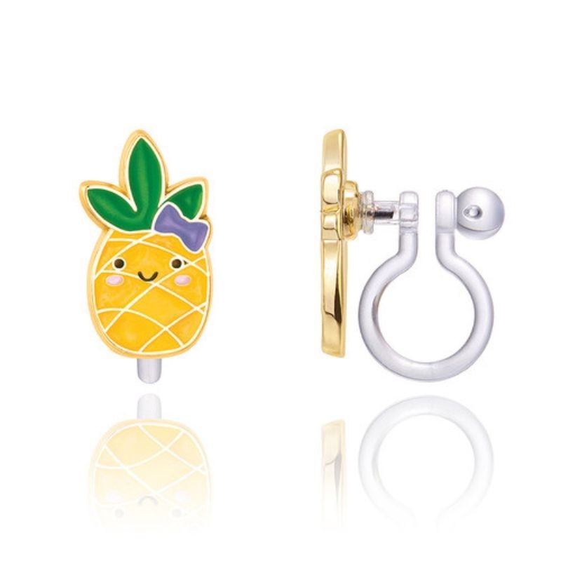 Ohrringe Ohrclips Ananas