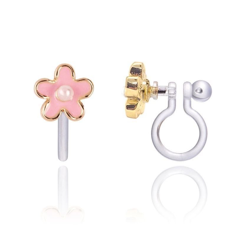 Ohrringe Ohrclips Blume