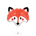 Kindertattoo Fuchs 5er Set