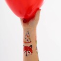 Kindertattoo Fuchs 5er Set