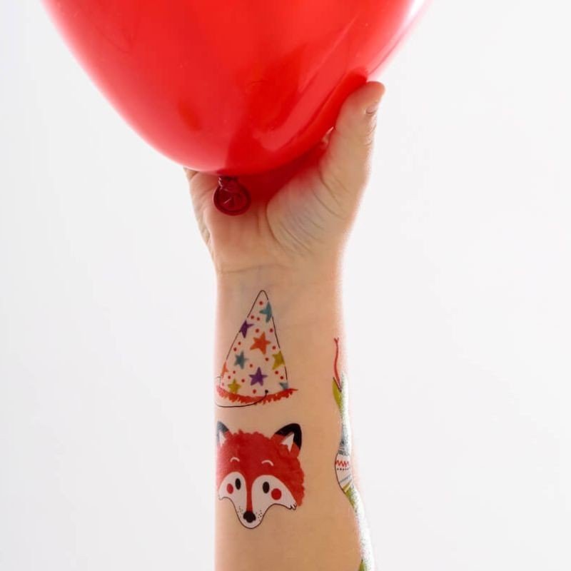 Kindertattoo Fuchs 5er Set