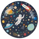 Pappteller Astronaut Kosmos