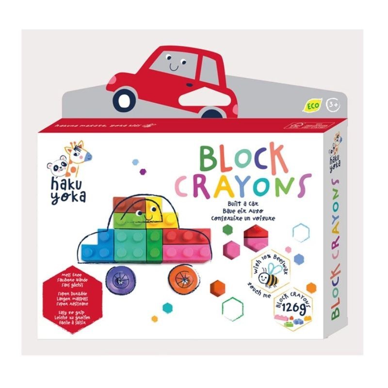 Block Wachsmalstifte Auto