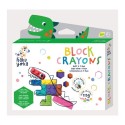 Block Wachsmalstifte T Rex