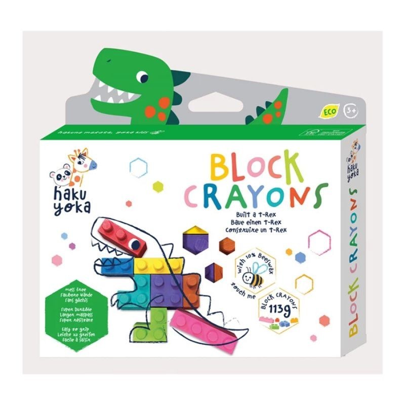 Block Wachsmalstifte T Rex