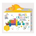 Block Wachsmalstifte Triceratops