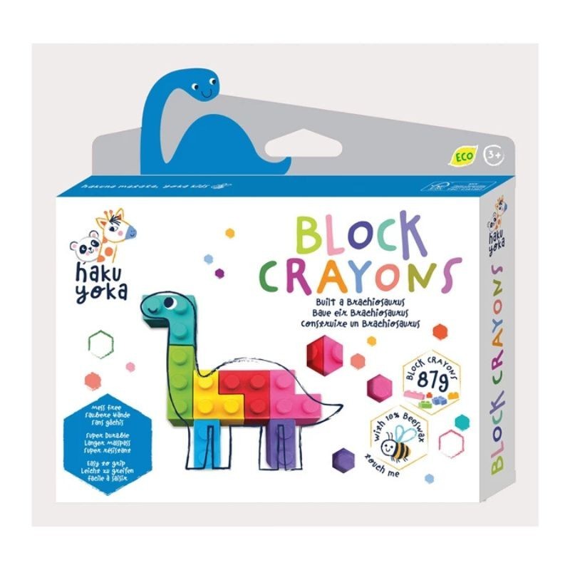 Block Wachsmalstifte Brachiosaurus