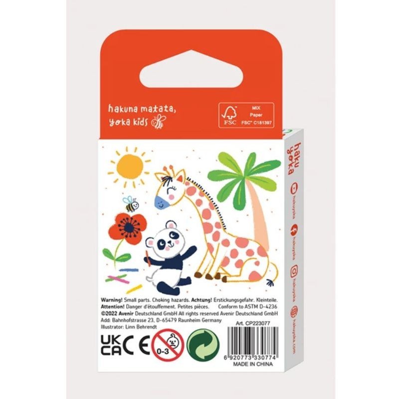 Wachsmal Buntstifte 6 Farben