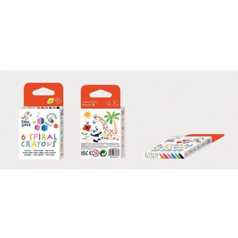 Wachsmal Buntstifte 6 Farben