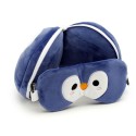 Reisekissen und Schlafmaske Pinguin Nico