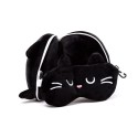 Reisekissen und Schlafmaske Katze Feline