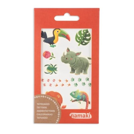 Kindertattoo Set Wilde Safari