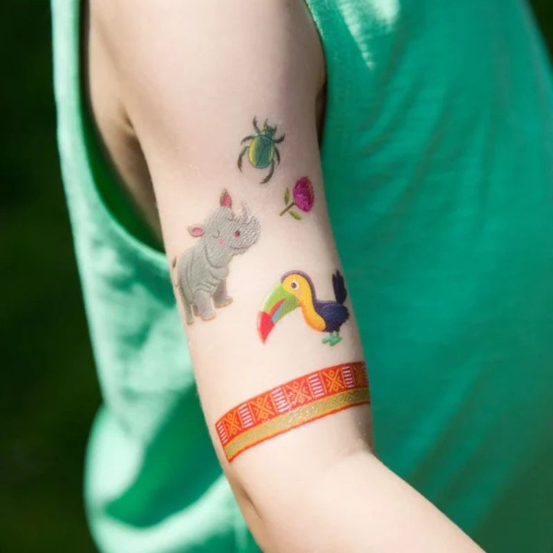 Kindertattoo Set Wilde Safari