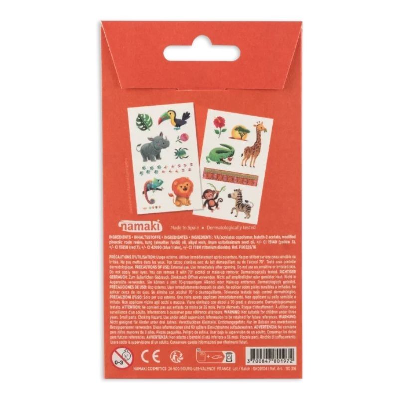 Kindertattoo Set Wilde Safari