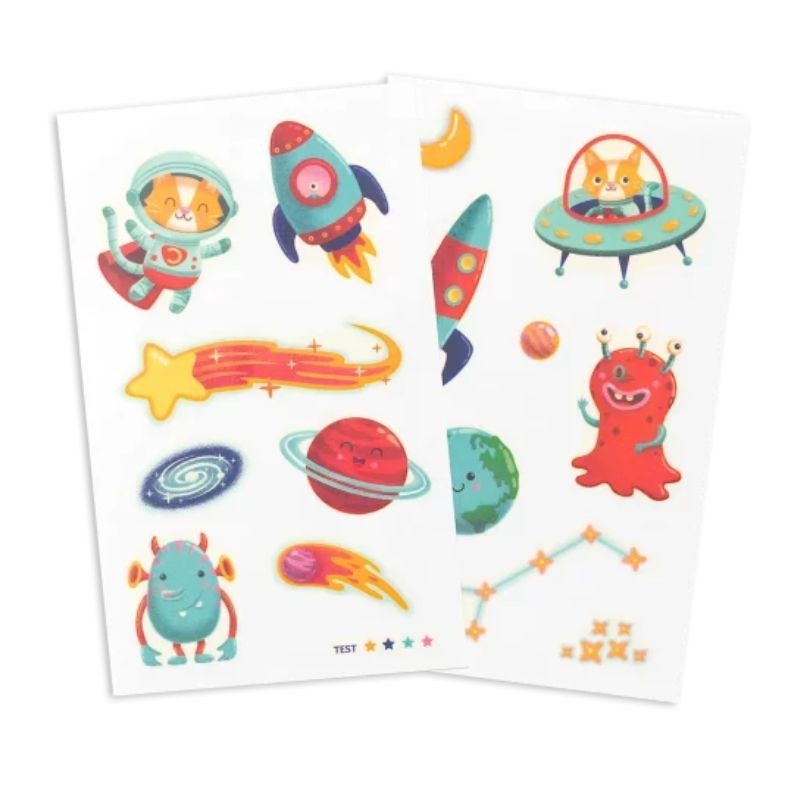 Kindertattoo Set Intergalaktische Welten