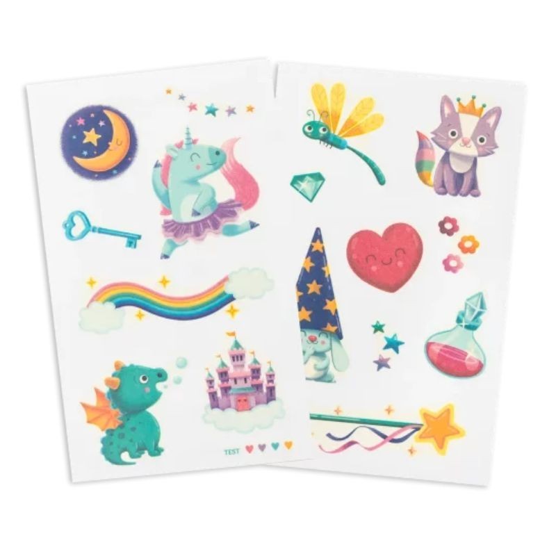 Kindertattoo Set Verzauberte Welt