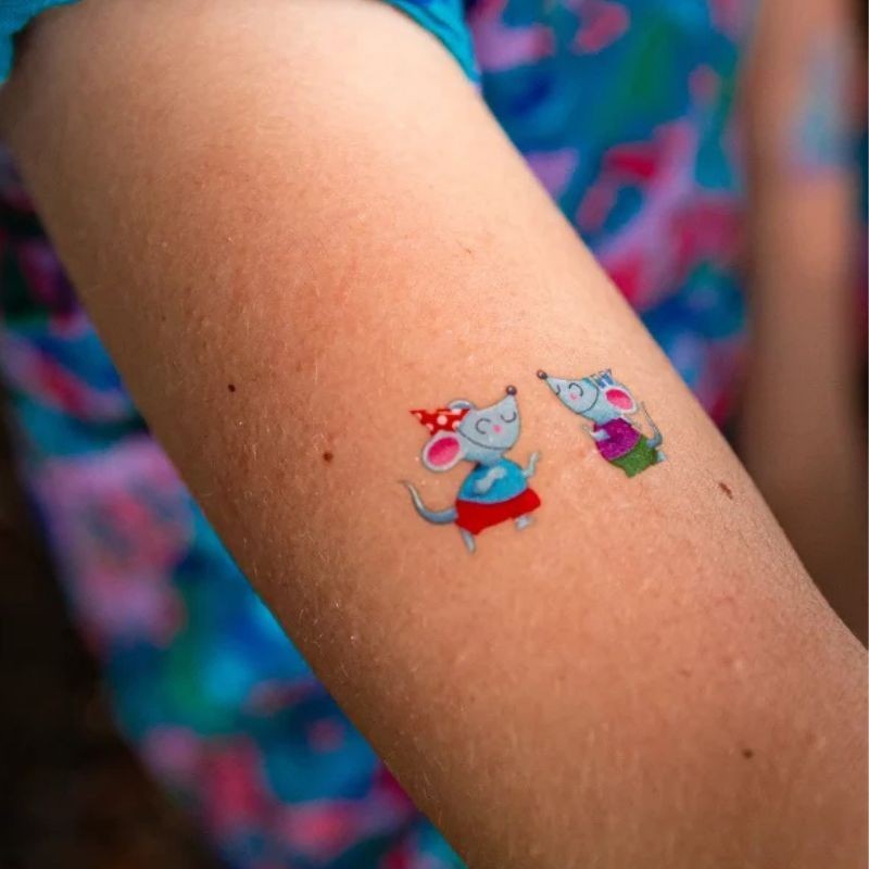 Kindertattoo Set Regenbogen