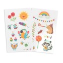 Kindertattoo Set Regenbogen