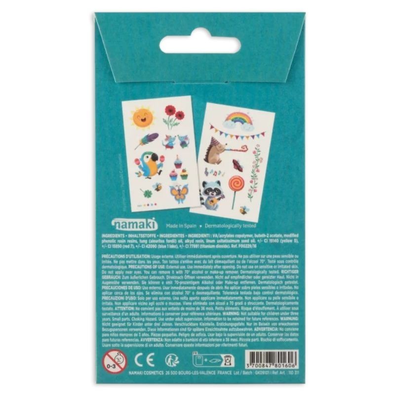 Kindertattoo Set Regenbogen