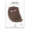 Bügelbild Aufnäher Patch Otter