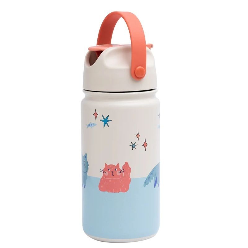 Thermosflasche Katzen Meow