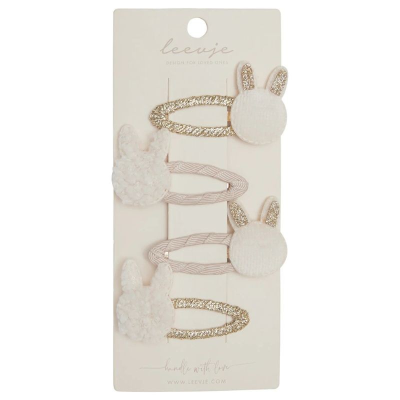 Haarspangen Set fluffy bunny