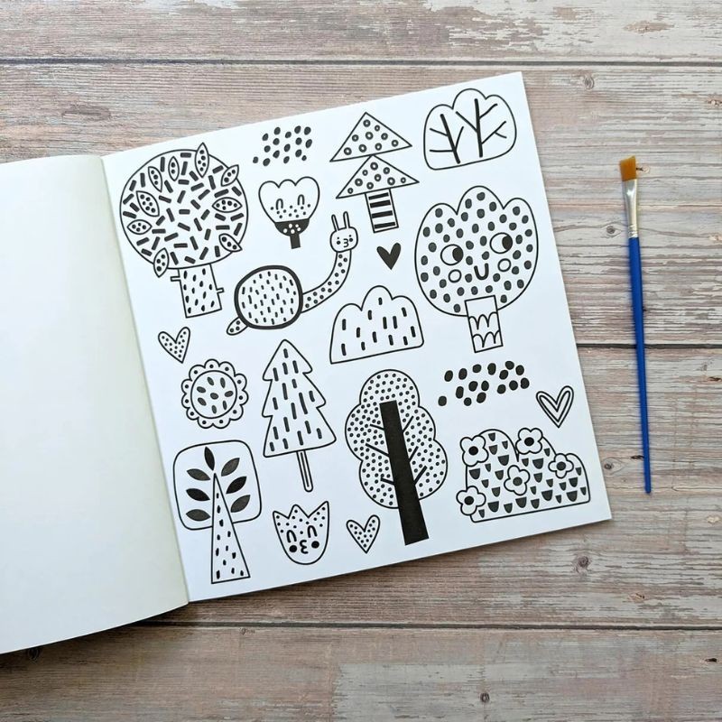 Mein magisches Malbuch Wald