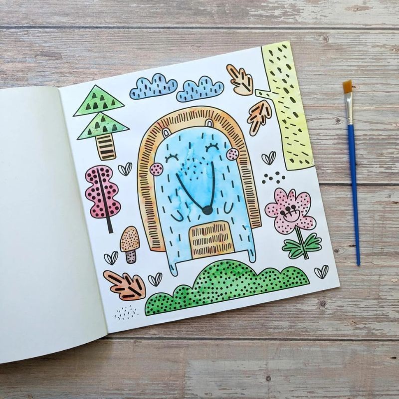 Mein magisches Malbuch Wald