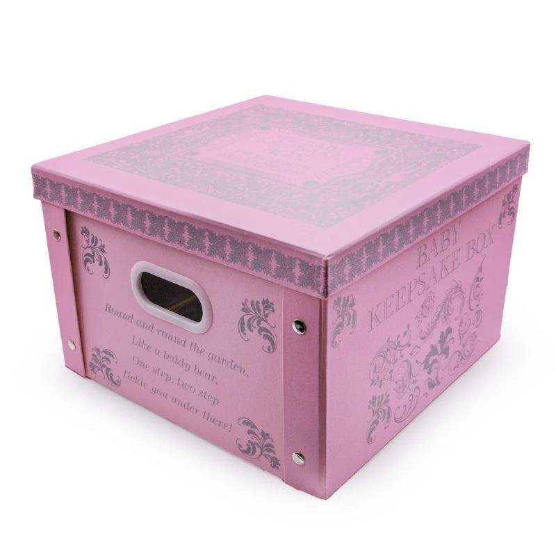 Erinnerungsbox Baby rosa