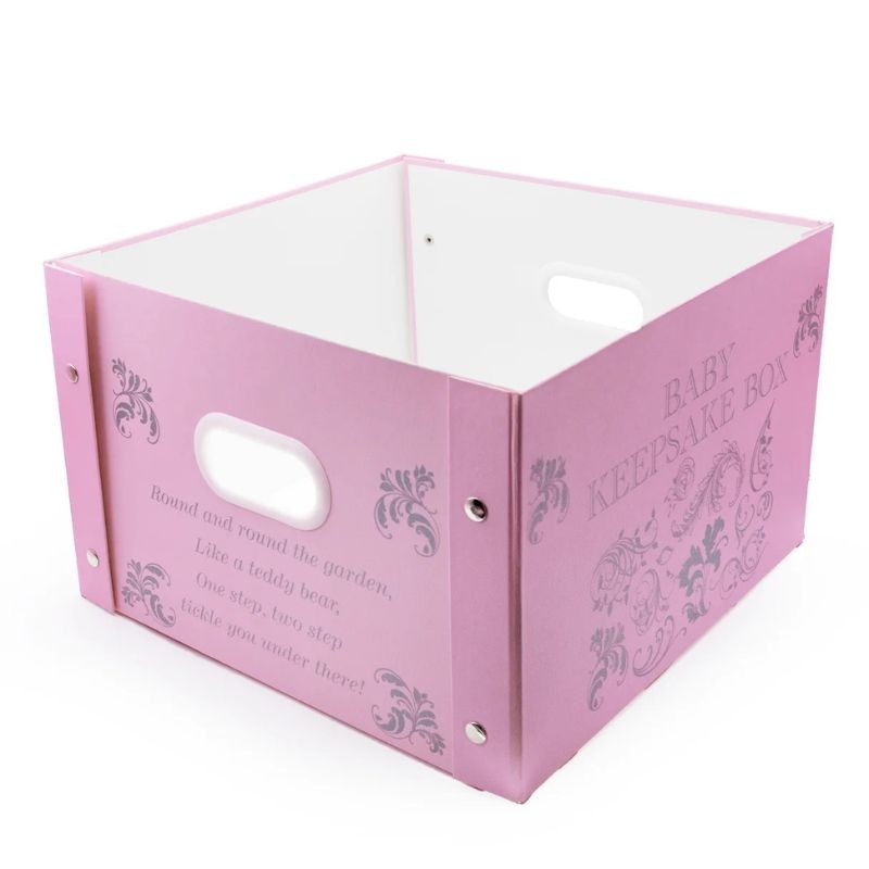 Erinnerungsbox Baby rosa