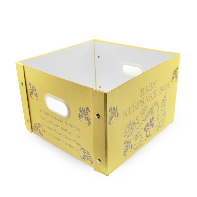 Erinnerungsbox Baby gelb