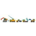Baustellen Fahrzeug Set aus Holz