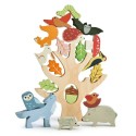 Stapelspiel Waldtiere aus Holz
