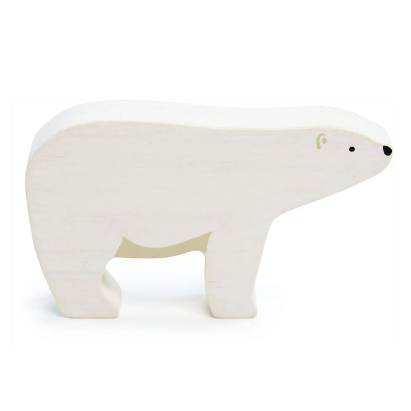 Holztier Eisbär von Tender Leaf Toys