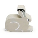 Holztier Schneehase von Tender Leaf Toys