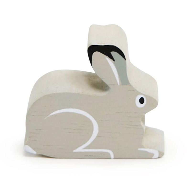 Holztier Schneehase von Tender Leaf Toys