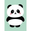 Postkarte Panda