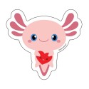 Vinyl Sticker Axolotl wasserfest