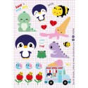 Sticker Set Pinguin & Co. wasserfest