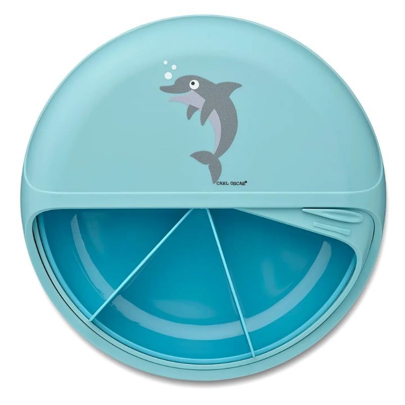 Znünibox BentoDISC Delfin blau